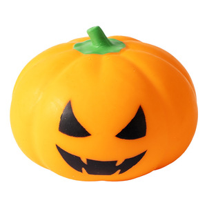 High Quality TPR Halloween Pumpkin Squishy Slow Return Hand Exercise <b>Squeeze</b> Stress Relieve Mochi Toys for Kids and Adults - Product Image 6