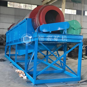 Peralatan pertambangan emas efisien 50-250 TPH layar tromel emas untuk layar Drum putar tanaman pengolahan cuci emas - Product Image 3