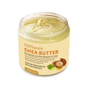 Produits pour les <span class=keywords><strong>cheveux</strong></span> naturels biologiques 100% pur <span class=keywords><strong>beurre</strong></span> <span class=keywords><strong>de</strong></span> <span class=keywords><strong>karité</strong></span> hydratant Crème pour les <span class=keywords><strong>cheveux</strong></span> jaunes Traitement en gros - Product Image 1