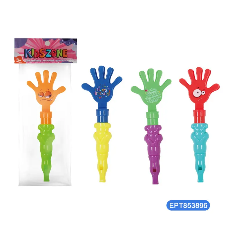 EPT Silbato Mano Clap Hands Juguetes Fiesta Favores Clappers Juguete Novedad Noisemakers Tiendas De Juguete Barato Para Fiestas Deportivas