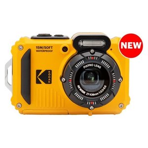 Cámara Compacta Kodak PIXPRO Wpz2 con Sensor CMOS de 16MP, Video Full HD 1080p, Resistente al Agua y a los Golpes, Tarjeta SD, Batería Recargable, Color Amarillo - Product Image 1