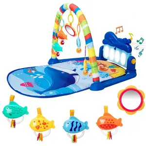 Educativo comodo Kick Piano Fiess musicale Low MOQ ragazza cura Play Mat Gym & Playmat per il bambino