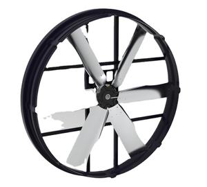 Ventilateur mural de 63 pouces 380-480V pour serre, ferme, élevage avicole, circulation d'air de refroidissement, ventilateur de circulation noir - Product Image 1