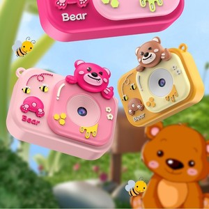 Kids Camera Bear Design 2 Inch Screen With Recording Function Plastic Toy For Children Gift - Product Image 4