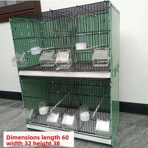 Nouvelle <span class=keywords><strong>Cage</strong></span> à oiseaux en métal à motif solide pour l'élevage de canaris or <span class=keywords><strong>Finch</strong></span> perruche grise perruche inséparable oiseaux de compagnie - Product Image 1