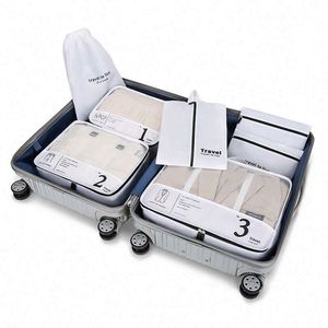 Nouvel ensemble de 7 sacs de rangement étanches grande capacité pour voyages d'affaires - Product Image 1