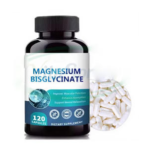 VitaSpring Magnesio Bisglicinato Etiqueta privada Suplementos deportivos 400mg 500mg Cápsulas de bisglicinato de magnesio - Product Image 1