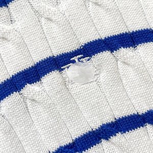 <span class=keywords><strong>Polo</strong></span> de punto de algodón de manga corta para <span class=keywords><strong>mujer</strong></span>, estilo universitario, con bordado de letras <span class=keywords><strong>y</strong></span> solapa con muescas, a <span class=keywords><strong>rayas</strong></span>, moda de verano 2026 - Product Image 6