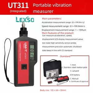 Instrument sismique Uni-t Ut311, détecteur de vibrations numérique / fréquencemètre portable Lexso - Product Image 2