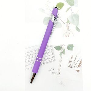 Nouvelle promotion : Stylos à bille métalliques de qualité supérieure, logo personnalisé imprimé, largeur d'écriture 1,0 mm, stylo à bille pas cher pour cadeaux personnalisés - Product Image 1