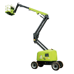 230kg 250kg 300kg gagang teleskopik angkat barang 10m 12m 15m 18m 20m 28m Platform kerja artikulating Boom mengangkat - Product Image 1