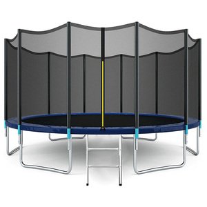 Trampoline de gymnastique pour enfants de 14 pieds rond en acier inoxydable pour le parc de trampoline intérieur - Product Image 1