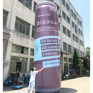 Custom Logo Printing Giant Inflatable Beverage Bottle with Cheap Price