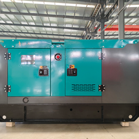 Générateur diesel silencieux de 50 kVA, 50 kW avec démarrage automatique, fonctionnant à 220 V 50 Hz pour s'adapter à diverses conditions de travail complexes sur site