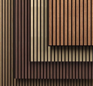 Pannello <span class=keywords><strong>di</strong></span> parete fonoassorbente in <span class=keywords><strong>legno</strong></span> <span class=keywords><strong>con</strong></span> <span class=keywords><strong>pannelli</strong></span> acustici in fibra <span class=keywords><strong>di</strong></span> poliestere Akustikpaneele - Product Image 2