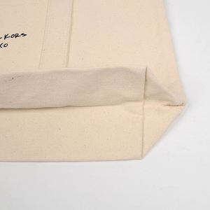 Sacs en toile de coton vierges personnalisables promotionnels, sacs de courses réutilisables en coton avec logo imprimé sur mesure - Product Image 6