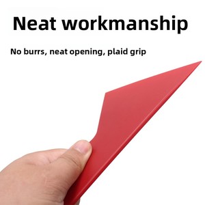 Outil de teintage de vitres de voiture, petit <span class=keywords><strong>raclette</strong></span> <span class=keywords><strong>triangulaire</strong></span> en PP résistant aux hautes températures pour vitres de voiture - Product Image 4