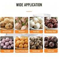 Équipement commercial de formage de boulettes alimentaires, rondeuse automatique multifonctionnelle pour viande et boulettes de riz gluant