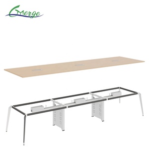 Mesa <span class=keywords><strong>de</strong></span> Reuniones <span class=keywords><strong>de</strong></span> Estilo Moderno <span class=keywords><strong>para</strong></span> Espacio Colaborativo, <span class=keywords><strong>para</strong></span> 6, 8 o 10 Personas, Diseño Industrial, Estructura <span class=keywords><strong>de</strong></span> Metal y Hierro <span class=keywords><strong>para</strong></span> <span class=keywords><strong>Oficina</strong></span> - Product Image 4