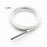 Capteur de température RTD à résistance au platine, classe A/B, série PT100/PT1000 avec sonde en acier inoxydable
