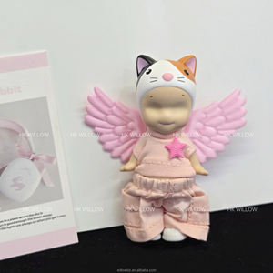 WOW New Outfit for Sonny Angel Decoration and Display <b>Doll</b> Clothes Crop Top & Pants Cool Girl Outfit with Wings - Product Image 2