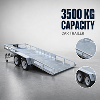 Remorque de transport de véhicules inclinable 3500 kg