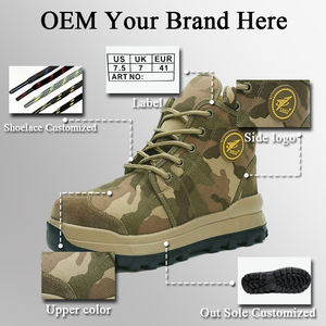 <strong>Men's</strong> Latest Design Mid-Top Camouflage Waterproof <strong>Hunting</strong> <strong>Boots</strong> Wear-resist Insulated Rubber Non-Slip for <strong>Winter</strong> Hiking <strong>Boots</strong> - Product Image 5