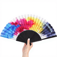 Éventails pliants classiques en bambou de 8,27 pouces, portables, pour la danse, les mariages, les fêtes en extérieur, les cadeaux pour femmes, les mariées et le bricolage