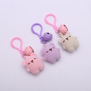 Giocattoli Amigurumi Lavorati a Maglia, Orsacchiotti all'Uncinetto, Portachiavi Fatti a Mano, Animali Colorati in Crochet, Ciondoli per Borse - Product Image 4