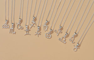 Zodilac VVS Moissanite Sterling Silver Minimalist Unisex Pendant Charms Daily Wear Personalized <b>Initial</b> Design Hypoallergenic - Product Image 6