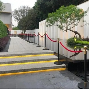 An ninh đám đông kiểm soát vành đai stanchion đứng bài ngân hàng thảm đỏ hàng đợi Dòng cực kiểm soát hàng rào - Product Image 5