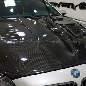 Pour BMW M6 F06 F12 F13, capot moteur en carbone de type V, amélioration, 2014-2017 - Product Image 2