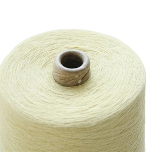 Alta tenacidad Meta Aramid y FR Vinyon FR Viscosa Hilo hilado mezclado Retardante de llama Costura Hilo Slub Patrón fuerte y crudo - Product Image 2