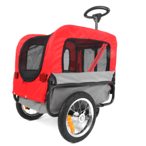 Haute qualité pliant chien de compagnie vélo remorque transporteur poussette voyage en plein air Cargo chariot Jogging Wagon - Product Image 2