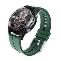 Montre connectée CK30, moniteur de fréquence cardiaque, sport, appel BT, écran tactile complet de 1,28 pouce, IP67, montre connectée avec mesure de la température corporelle