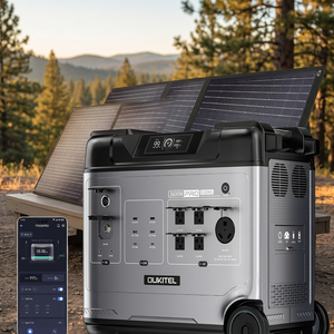 Générateur solaire de grande capacité 5120Wh, station d'alimentation portable P5000 Pro avec 2 panneaux solaires 400W, stock limité disponible - Product Image 2