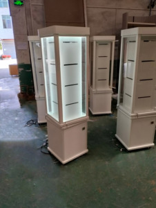 Retail Shop Jewelry <strong>Display</strong> Showcases High Displayer <strong>Case</strong> <strong>Rotation</strong> Jewelry <strong>Display</strong> Cabinet - Product Image 3