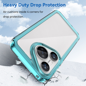 Antichoc hybride dur acrylique dur PC dos souple cadre en TPU couverture arrière avec intérieur 4 coins pour <span class=keywords><strong>Huawei</strong></span> Pura <span class=keywords><strong>70</strong></span> - Product Image 3