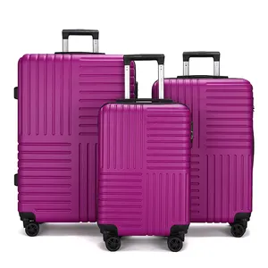 Großhandel Einzelhandel Mode individueller 20 24 28 Zoll langlebiger bequemer Koffer 3-teiliges Set Reisetaschen-Set