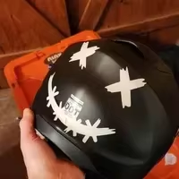 <span class=keywords><strong>Vinilo</strong></span> Reflectante Plateado de Alta Visibilidad <span class=keywords><strong>para</strong></span> Casco de Motocicleta, Adhesivo de Seguridad con Nombre, Advertencia de Seguridad, Adhesivo <span class=keywords><strong>para</strong></span> Conducción Nocturna - Product Image 2