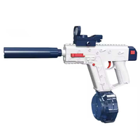 Jeu d'été en plein air 42CM entièrement automatique pistolet à eau électrique à rafale vecteur pour enfants épée courte jouet simulé Style électronique