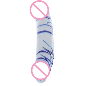 11.8 Inch Groter Kristal Glas Penis Glas Dildo Met 3 Grote Kralen Vrouwelijke Apparaten Masturbatie G-Spot Anale Plug Voor Vrouwen - Product Image 4