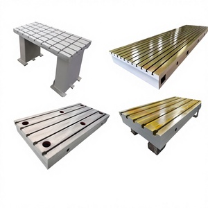 Plateau de travail en fonte pour machine-outil BZC, plaque de <span class=keywords><strong>surface</strong></span> à rainures en T, personnalisable, durable, précision de 0,01 mm - Product Image 1