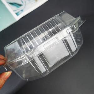 650ml dùng một lần salad bát đa giác hình dạng trong suốt làm bằng chống sương mù bao bì container 500g trái cây cắt hộp trái cây hộp - Product Image 4