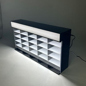 Vitrina Acrílica para Autos a Escala 1/64, Exhibidor <span class=keywords><strong>de</strong></span> Autos <span class=keywords><strong>de</strong></span> Juguete MINI GT, Vitrina para <span class=keywords><strong>Hot</strong></span> <span class=keywords><strong>Wheels</strong></span> con Luces - Product Image 5