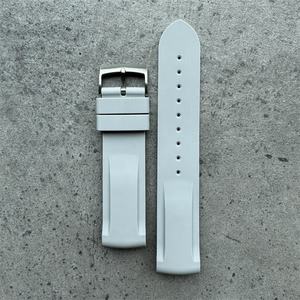 Correa de reloj de silicona de alta calidad con extremo curvo de 20mm, correa de reloj deportivo de moda para <span class=keywords><strong>Omega</strong></span> <span class=keywords><strong>X</strong></span> <span class=keywords><strong>Swatch</strong></span> <span class=keywords><strong>Moonswatch</strong></span> - Product Image 3