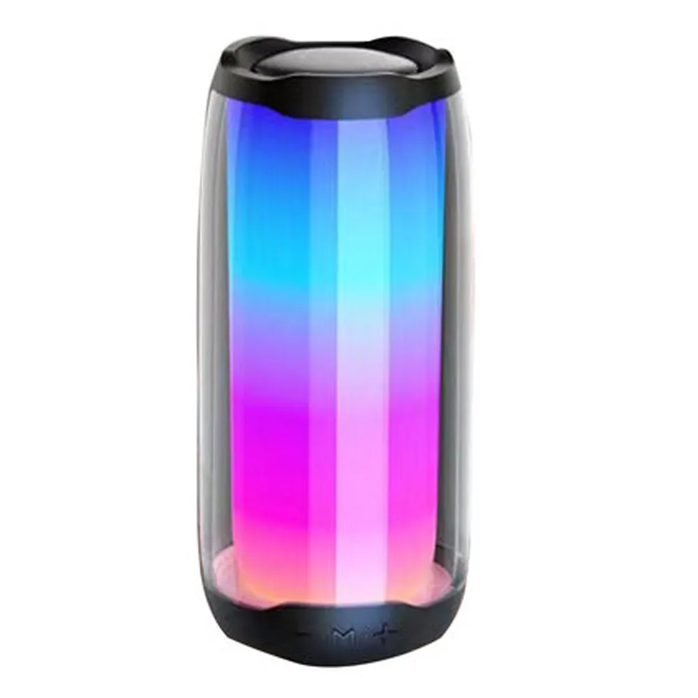 Customization Mini Wireless Bass Speaker Audio System Sound Portable LED Light Support Answer Call Outdoor RGB Gaming Speakers