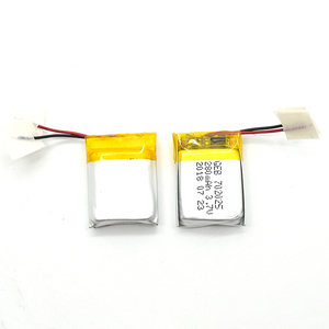 Li 300mah 3,7 v lithium polymer battery 702025 li po 280mah Headphones for - Product Image 5