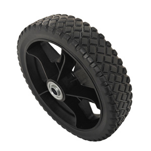 <b>Plastic</b> Caster <b>Wheel</b> 8 Inch Ball Bearing Firm Tread For Lawnmower And Grill - Product Image 3