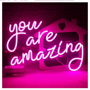 Lumières néon LED personnalisables en anglais, étanches, pour la publicité, les voitures, les anniversaires, les supermarchés, les magasins et autres lieux - Product Image 2